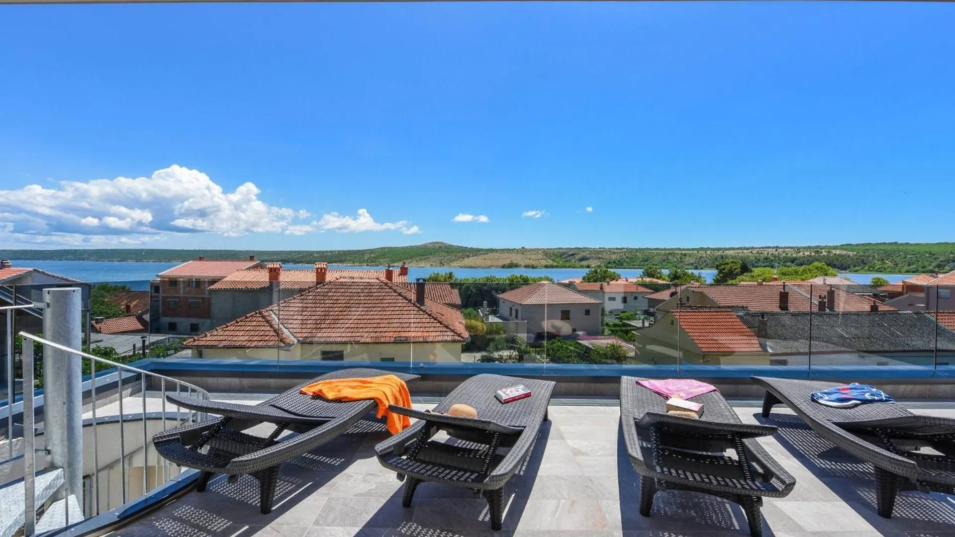 My Dalmatia - Sea View Villa Possedaria With Amazing Roof Terrace Posedarje
